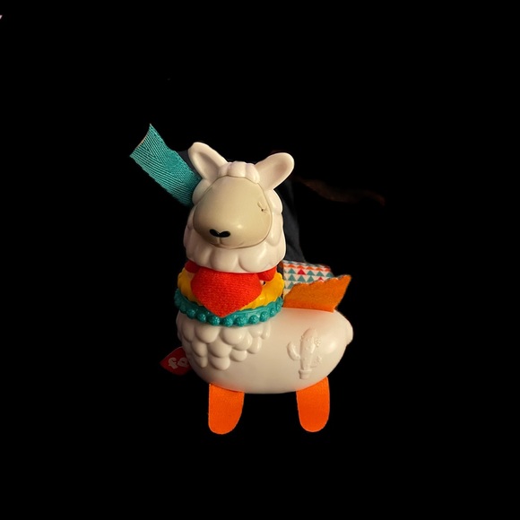 Fisher Price 2018 Mattel Click Clack Llama Sensory Touch Baby Development Toy - Picture 2 of 3